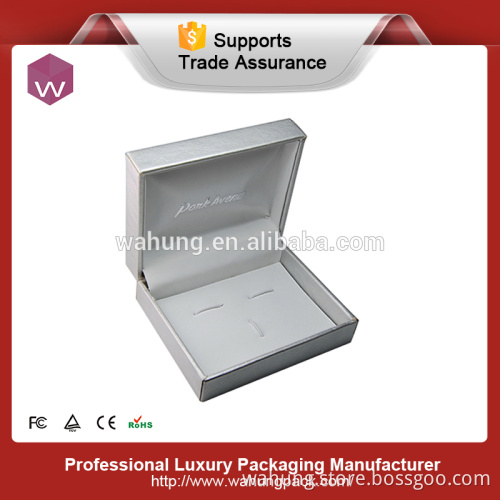 Luxury Travel white unique engraved cufflink gift box (WH-0664)